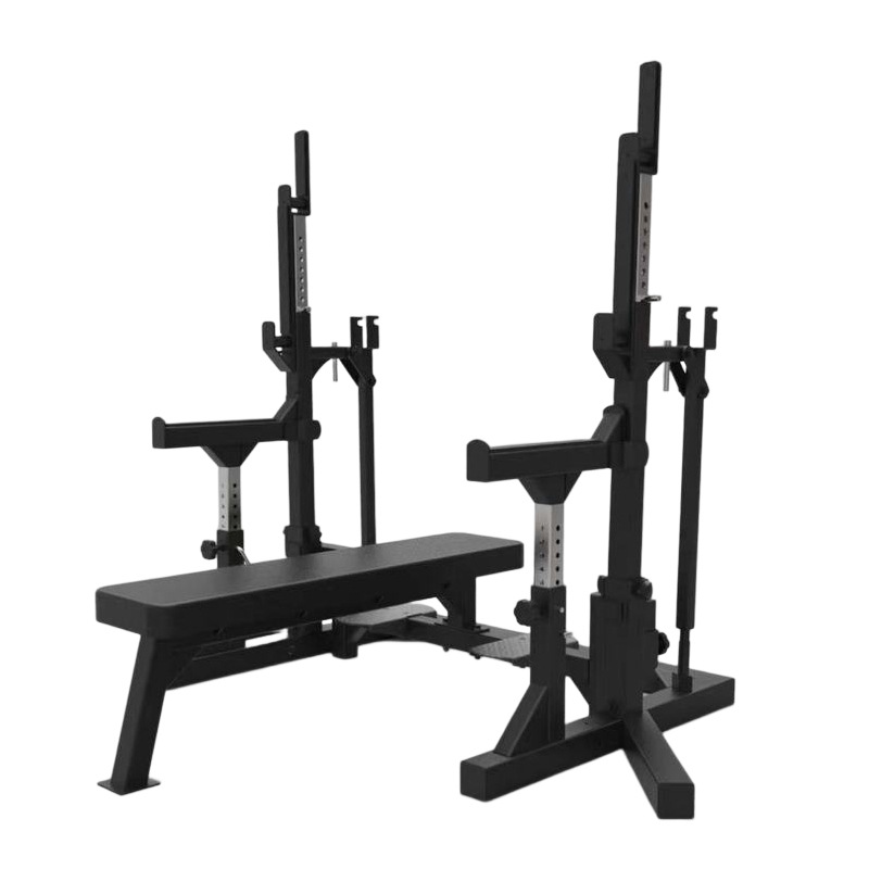 squat rack ၏ ရည်ရွယ်ချက်မှာ ခုံတန်းရှည်များဖြစ်သည်။